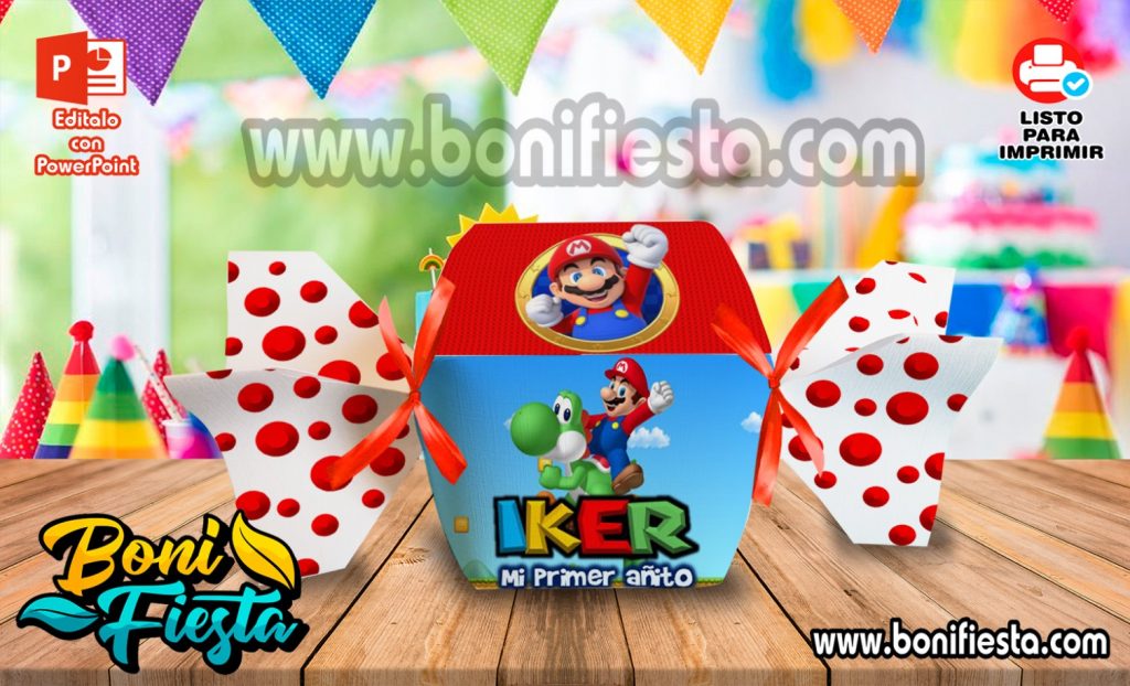 Kit imprimible candy bar Super Mario Bross la Pelicula para fiestas y  cumpleaños