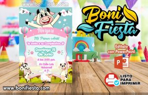 Invitación de la Vaca Lola – Boni Fiesta